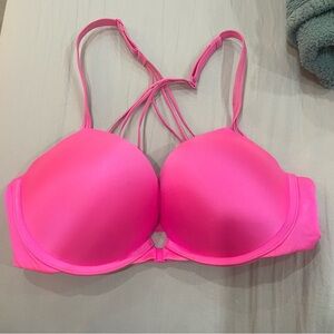 Victoria's Secret Hot Pink Strappy Bra